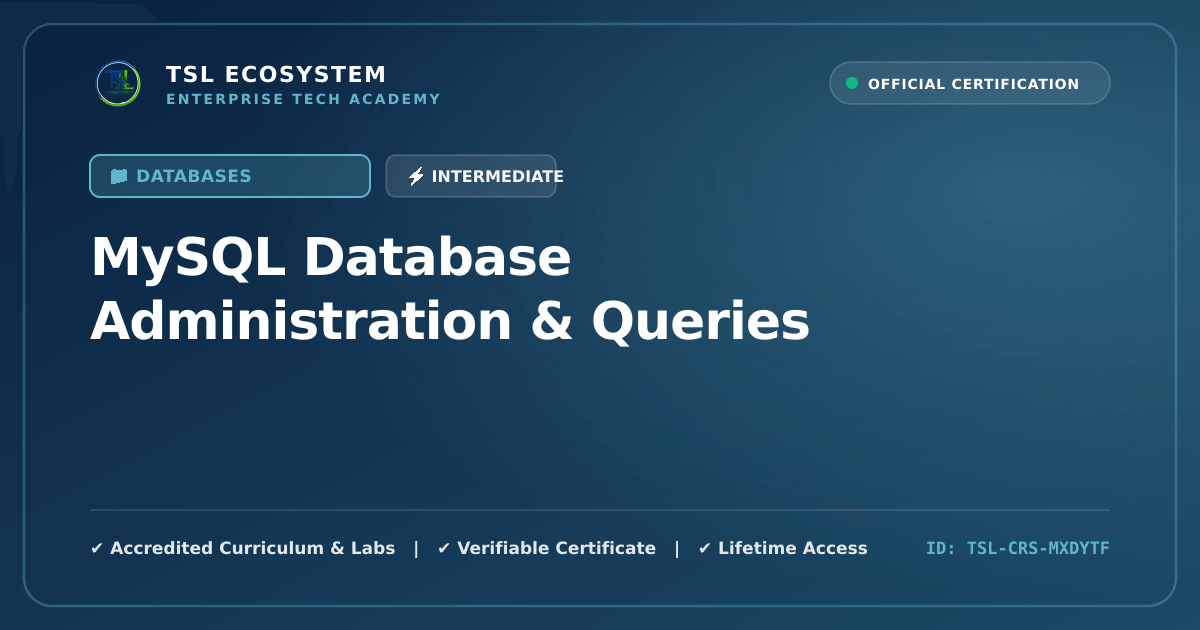 MySQL Database Administration & Queries