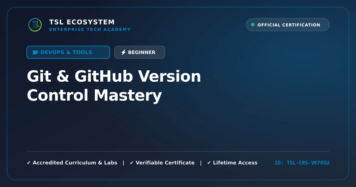 Git & GitHub Version Control Mastery
