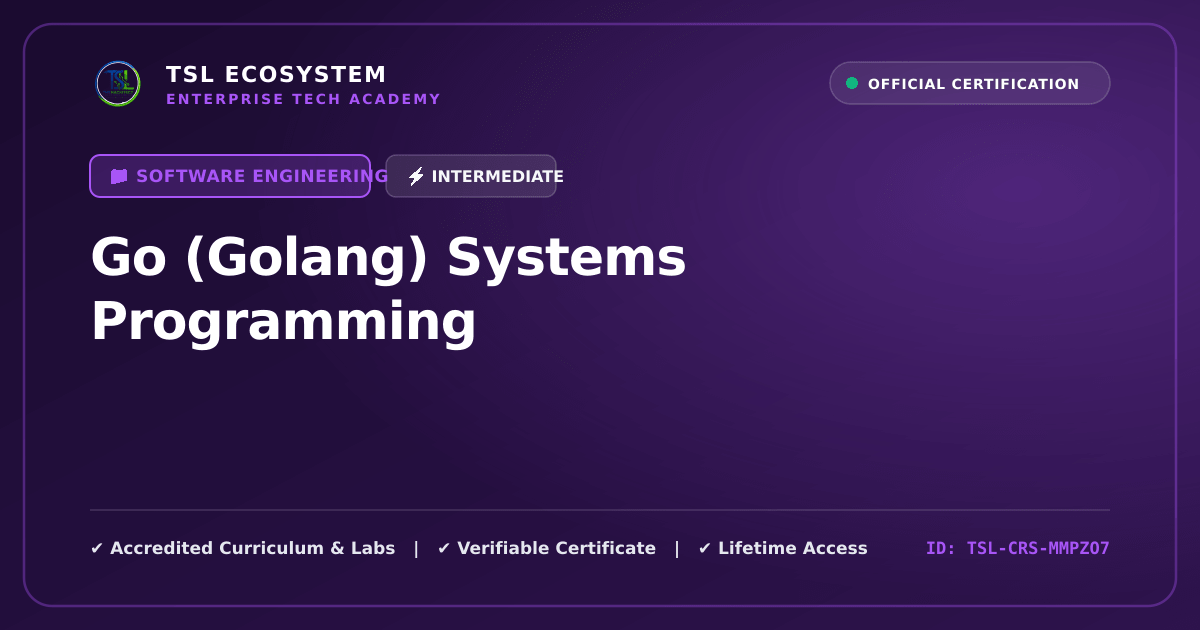 Go (Golang) Systems Programming