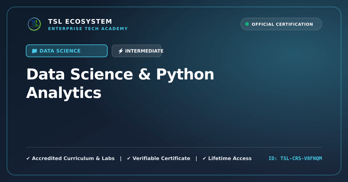 Data Science & Python Analytics