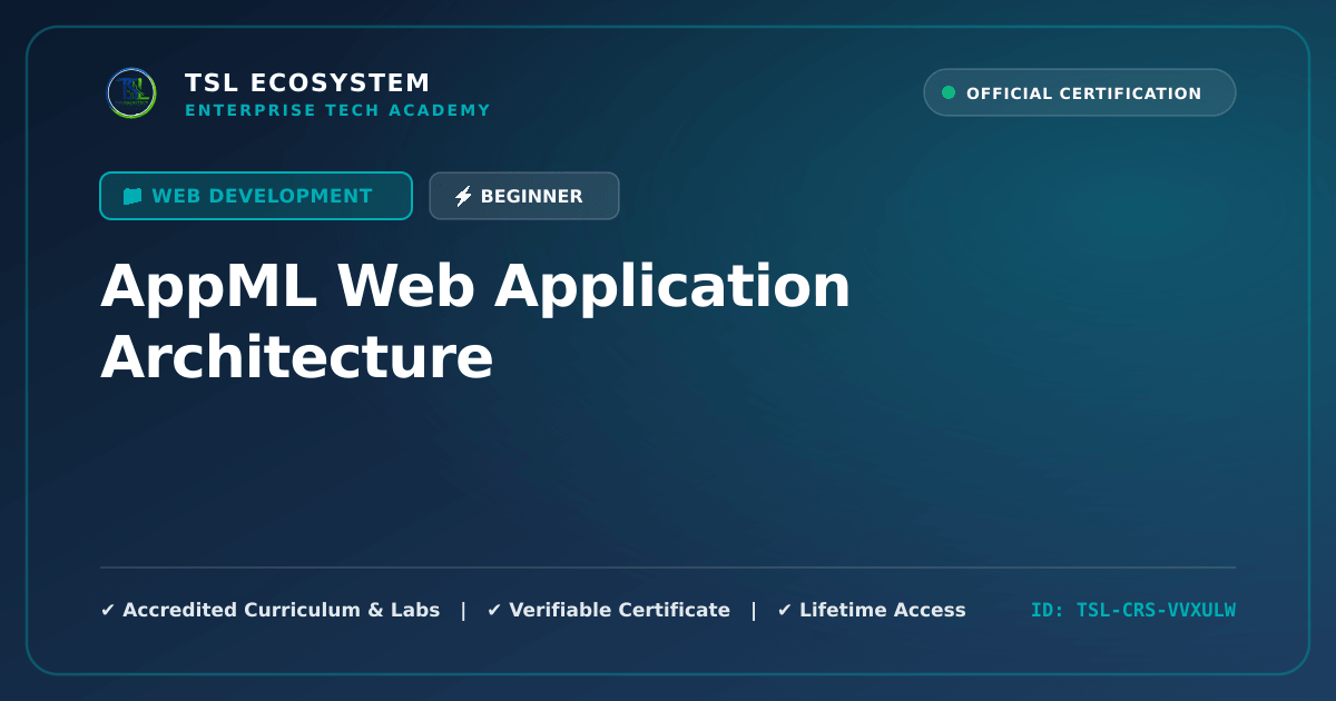 AppML Web Application Architecture